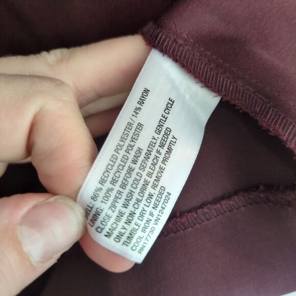 NEW A New Day Womens 16 Burgundy Mini Dress Formal Square Neck - Picture 3 of 5